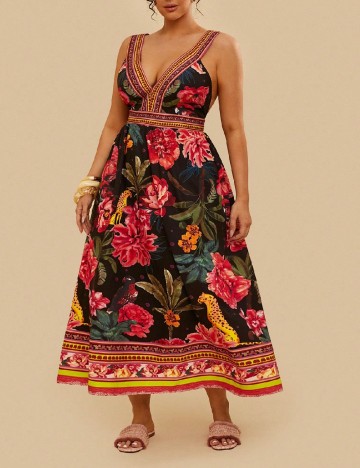 Rochie medie SHEIN CURVE, mix culori