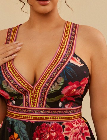Rochie medie SHEIN CURVE, mix culori