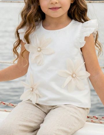 Bluza Shein Kids, alb