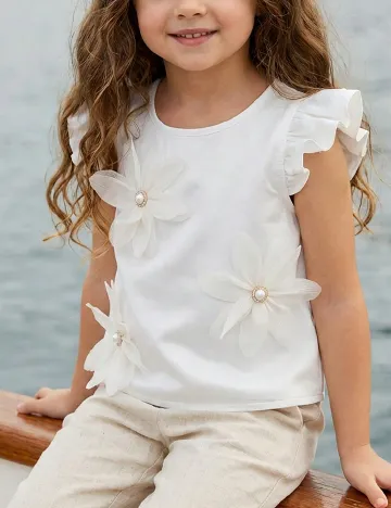 Bluza Shein Kids, alb