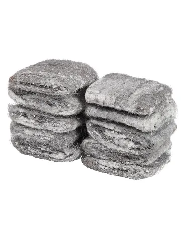 Bureți de sârmă pretratați cu detergent 10 bucati Spargo, gri