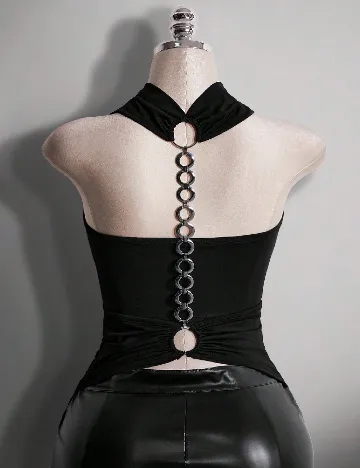 Top SHEIN CURVE, negru