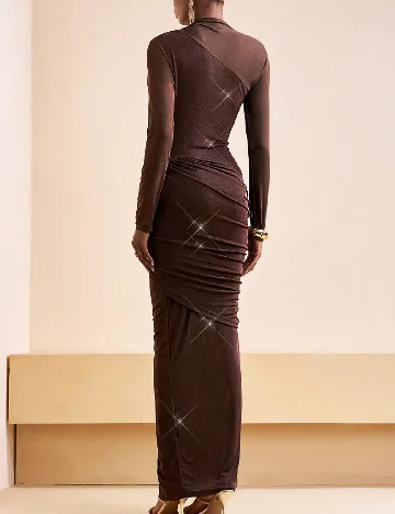 Rochie lunga SHEIN, maro