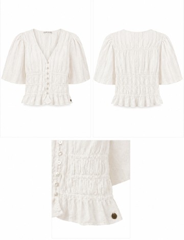 Bluza Pepe Jeans, alb