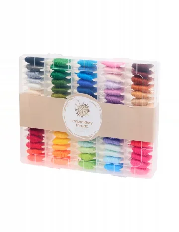 Set fir de broderie Alison & Mae, mix culori