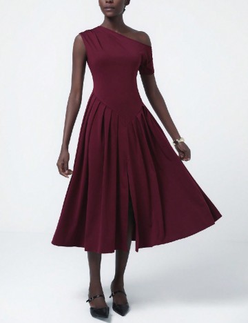 Rochie medie SHEIN, pruna
