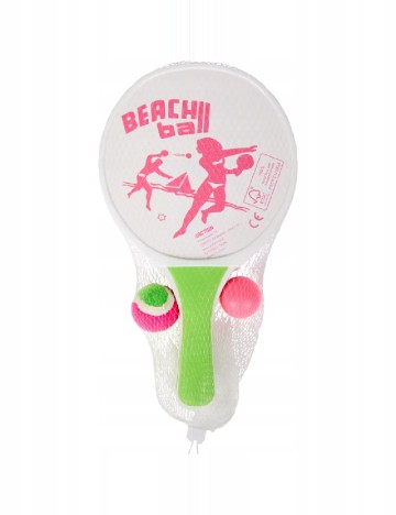 Set tenis de plaja ACTION, mix culori
