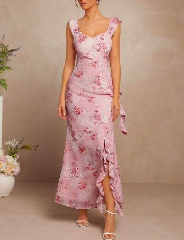 Rochie lunga L Amorae, roz
