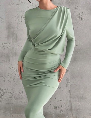 Rochie lunga SHEIN, verde