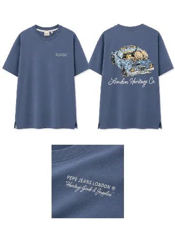 Tricou Pepe Jeans, albastru