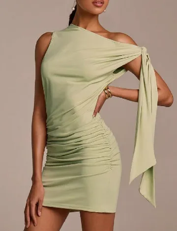 Rochie scurta SHEIN, verde