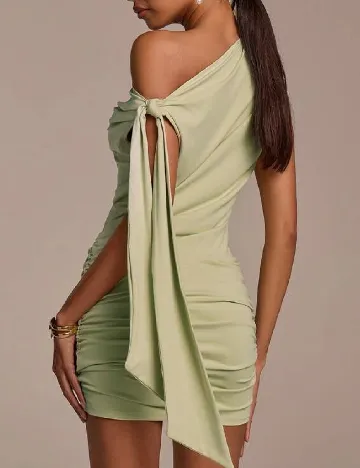 Rochie scurta SHEIN, verde