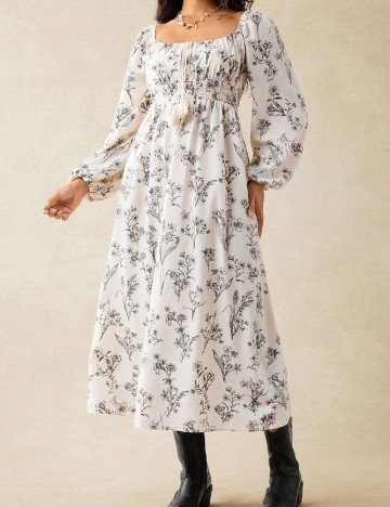 Rochie medie SHEIN Maternity, bej