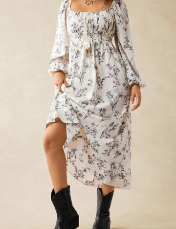 Rochie medie SHEIN Maternity, bej