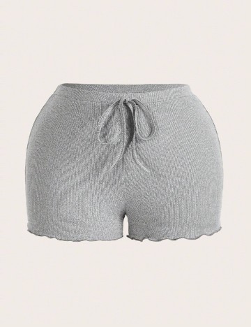 Pantaloni scurti SHEIN CURVE, gri