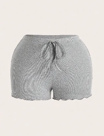 Pantaloni scurti SHEIN CURVE, gri