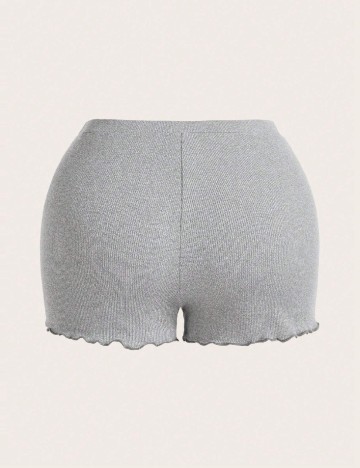 Pantaloni scurti SHEIN CURVE, gri