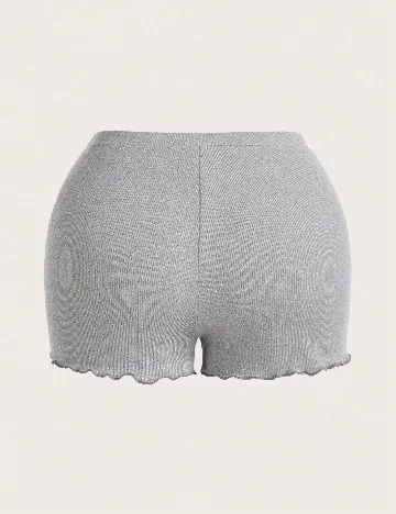 Pantaloni scurti SHEIN CURVE, gri