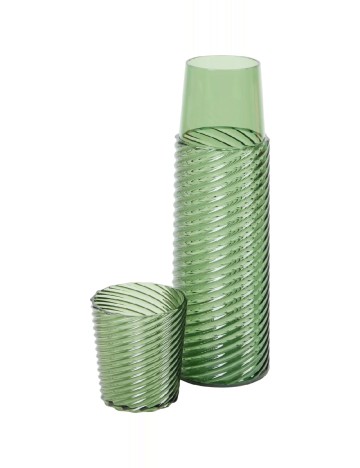 Carafă cu pahar ACTION, verde