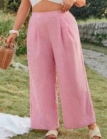Pantaloni SHEIN CURVE, roz