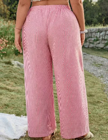 Pantaloni SHEIN CURVE, roz