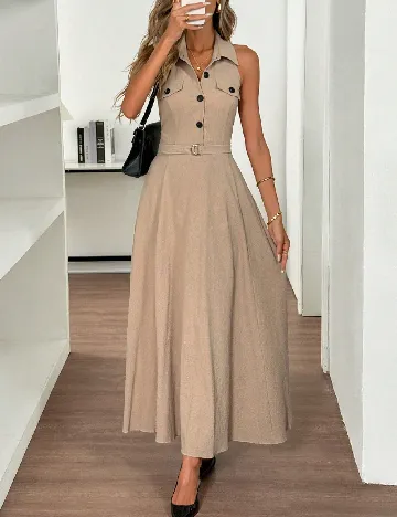 Rochie medie SHEIN, maro