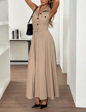 Rochie medie SHEIN, maro