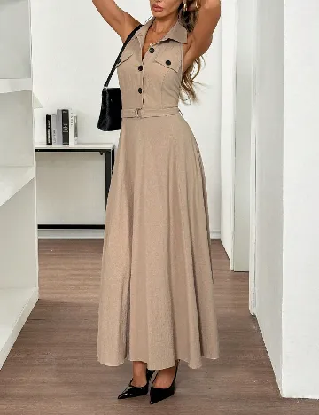 Rochie medie SHEIN, maro