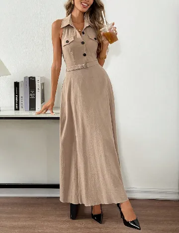 Rochie medie SHEIN, maro