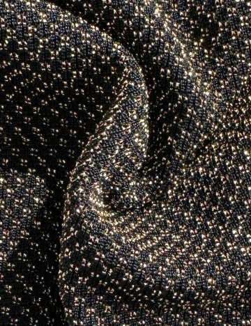 Costum de baie SHEIN, negru/auriu