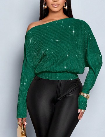 Bluza SHEIN, verde