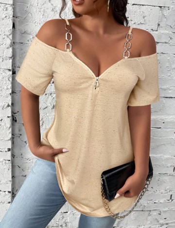 Bluza SHEIN CURVE, crem