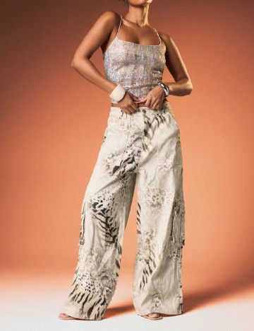 Top SHEIN, crem