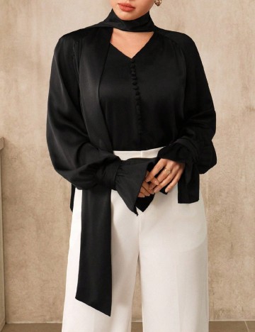 Bluza SHEIN, negru