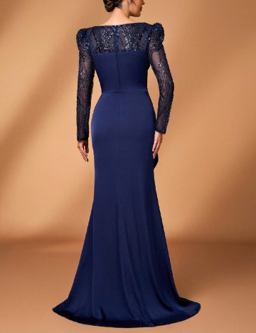 Rochie lunga SHEIN, bleumarin inchis
