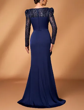 Rochie lunga SHEIN, bleumarin inchis