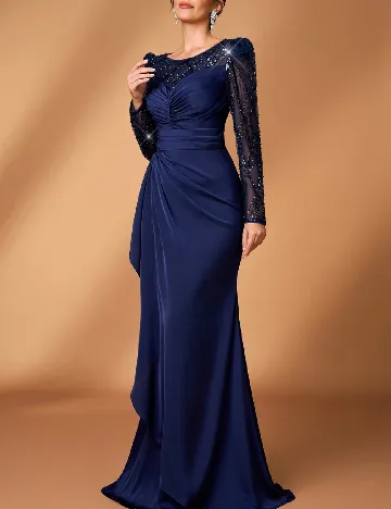 Rochie lunga SHEIN, bleumarin inchis