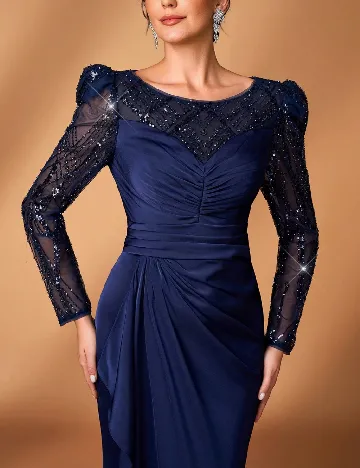 Rochie lunga SHEIN, bleumarin inchis