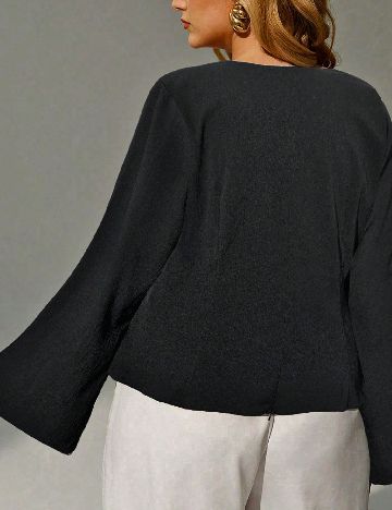 Bluza SHEIN CURVE, negru