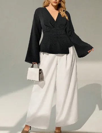 Bluza SHEIN CURVE, negru