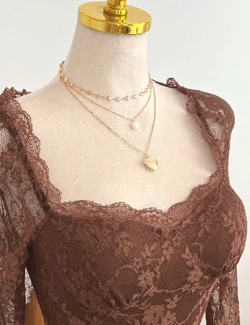 Rochie scurta SHEIN, maro