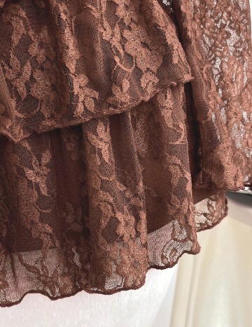 Rochie scurta SHEIN, maro