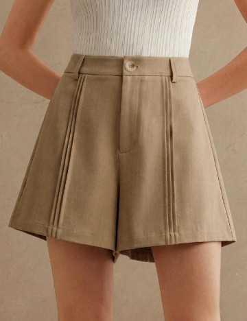Pantaloni scurti Anewsta, kaki
