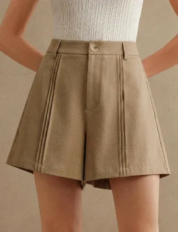 Pantaloni scurti Anewsta, kaki