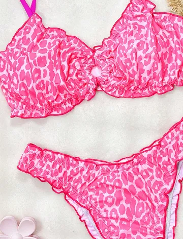 Costum de baie SHEIN, roz