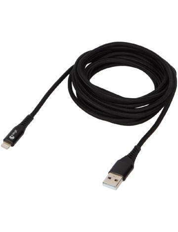 Cablu de încărcare și date cu 8 pini Sologic, negru