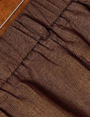 Pantaloni SHEIN, maro