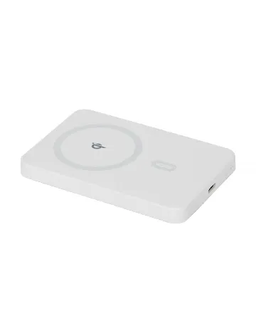 Baterie externă wireless 5000 mAh Re-load, alb