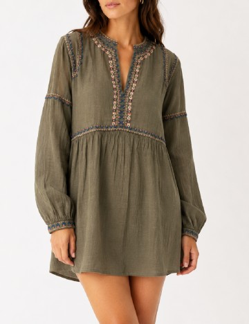 Rochie scurta Pepe Jeans, verde