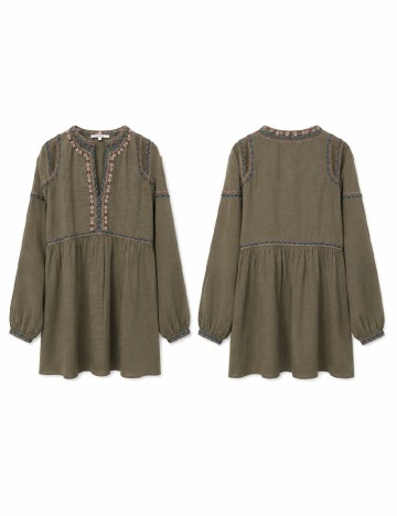 Rochie scurta Pepe Jeans, verde